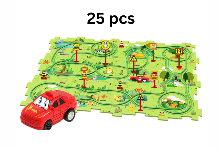 PuzzleTrack Pro Track Car Play Set