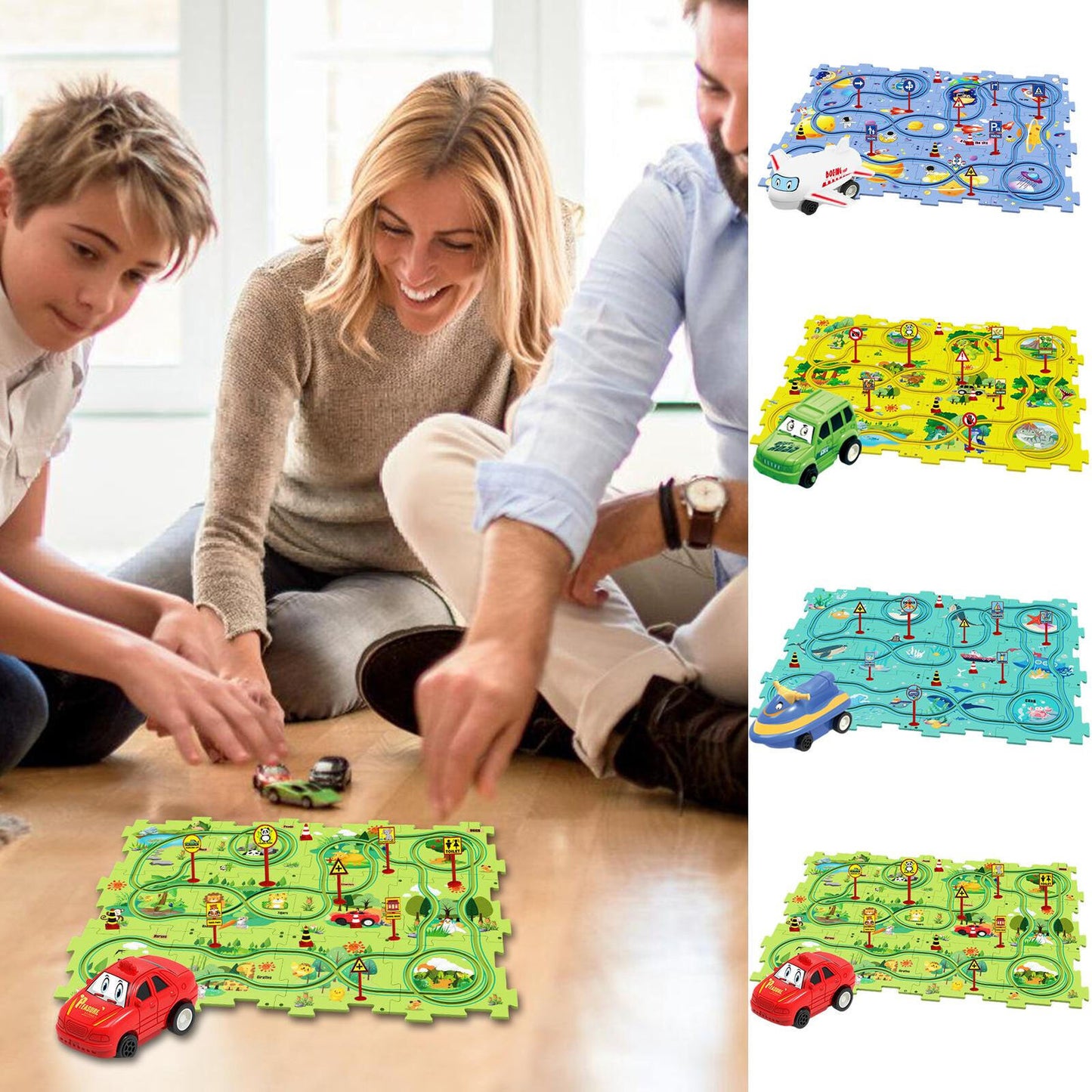 PuzzleTrack Pro Track Car Play Set