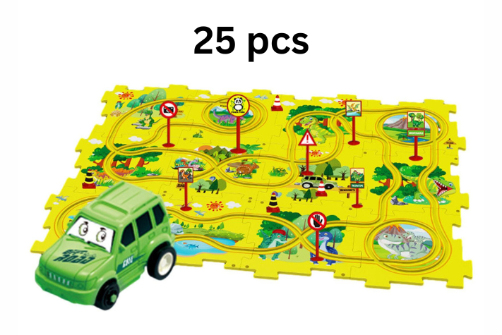 PuzzleTrack Pro Track Car Play Set