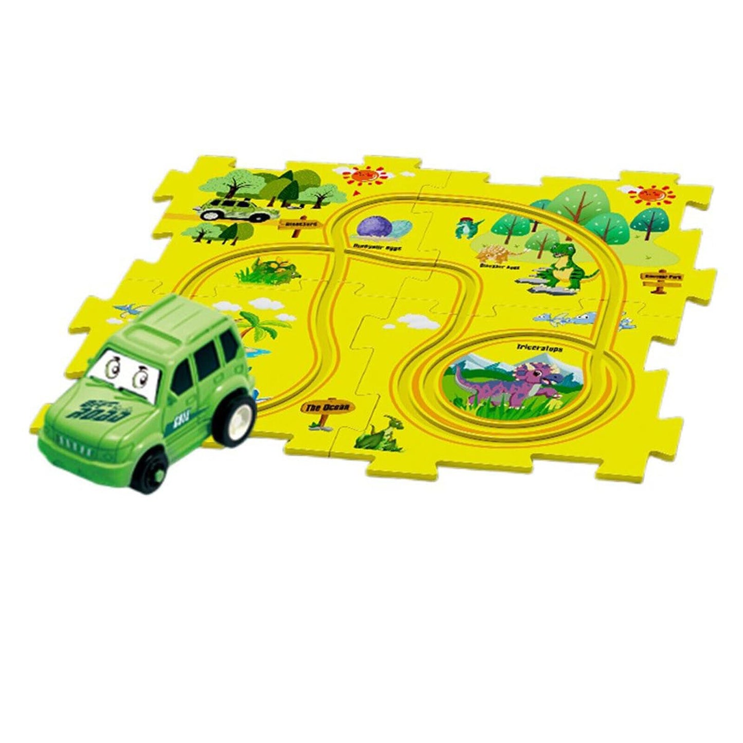 PuzzleTrack Pro Track Car Play Set