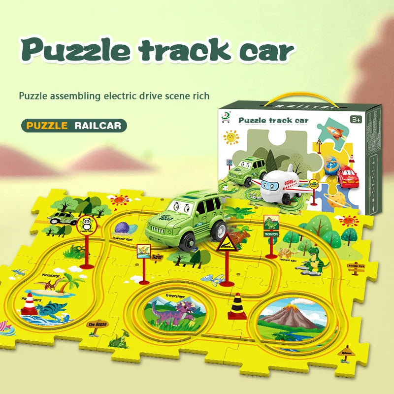 PuzzleTrack Pro Track Car Play Set