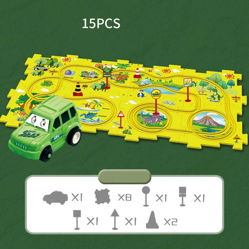 PuzzleTrack Pro Track Car Play Set