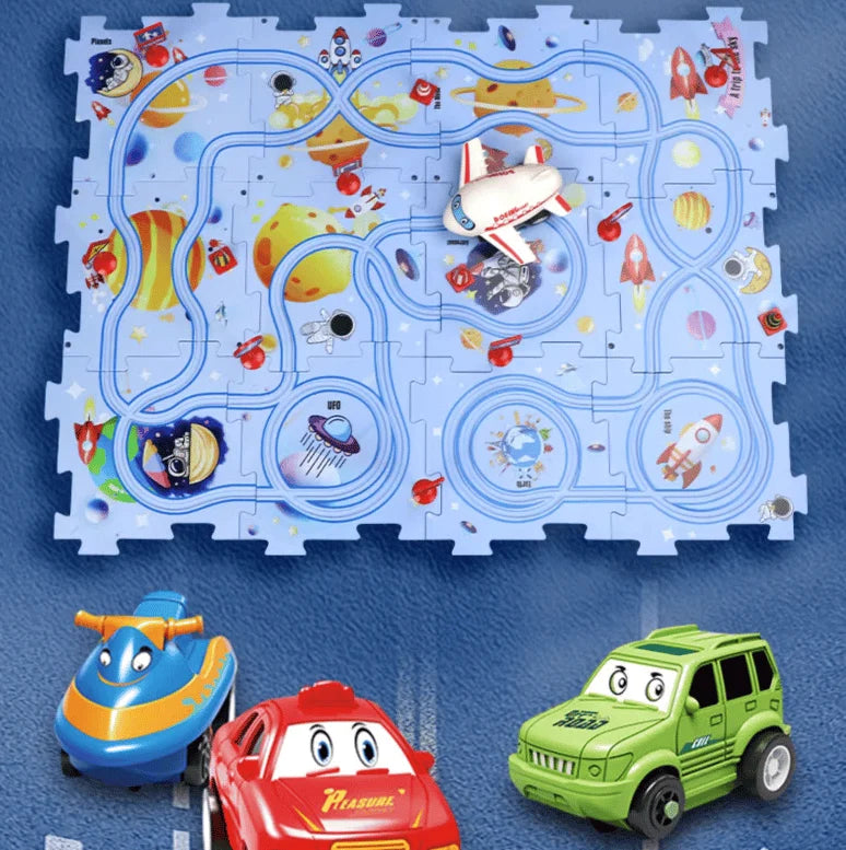 PuzzleTrack Pro Track Car Play Set